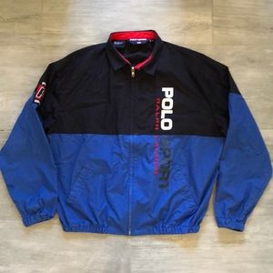 VINTAGE WORN RALPH LAUREN POLO SPORT TRACK JACKET